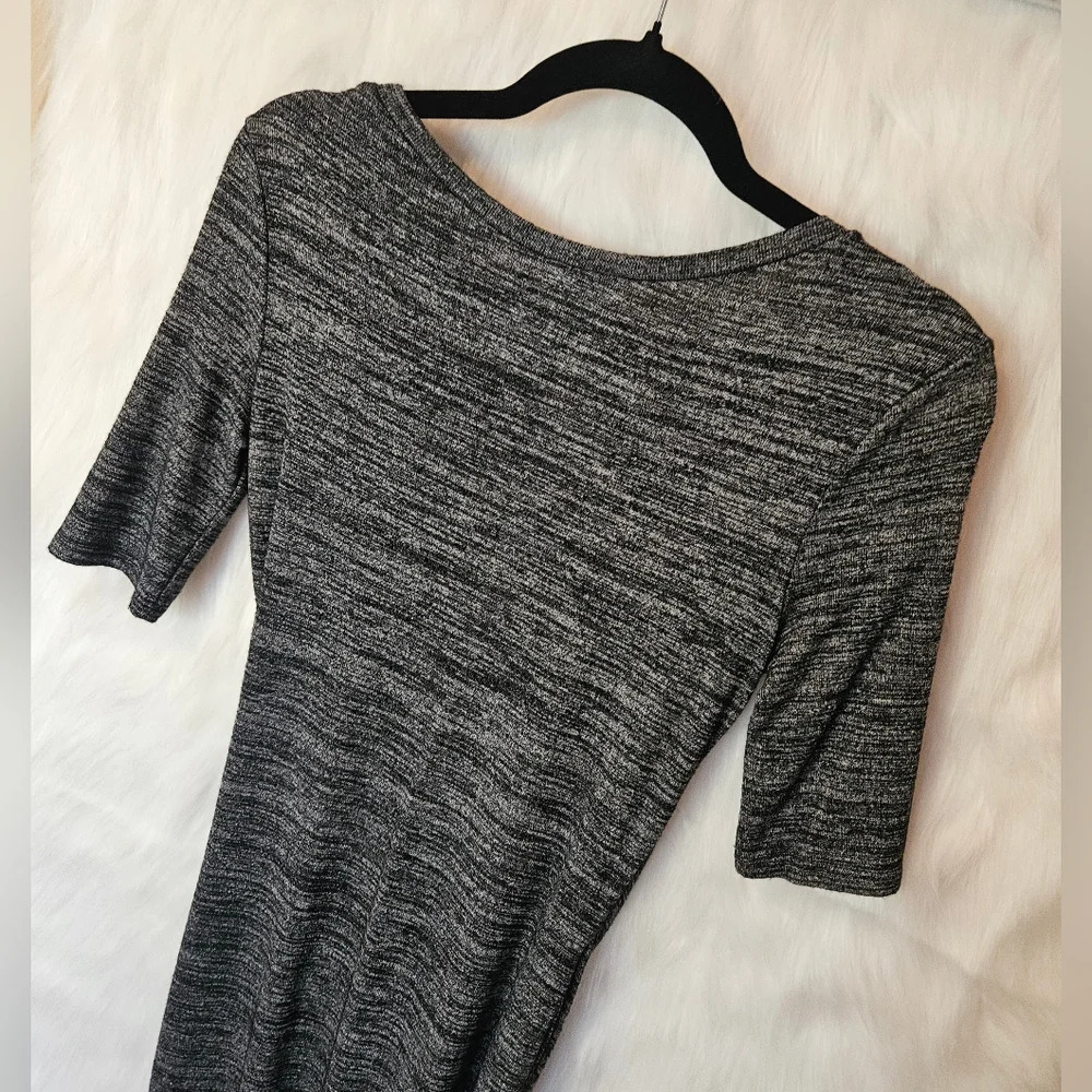 Real Appeal Ruched Front Knit Mini Dress - Picture 4 of 6